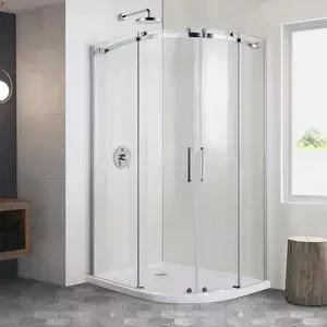 Душевой уголок GROSSMAN Cosmo 130х90 прозрачный, хром, левый (GR-2130L)