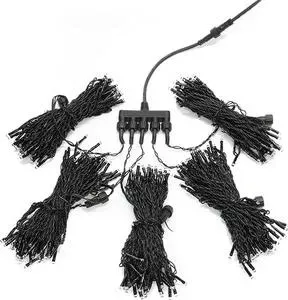 Комплект гирлянд Light ы 50 м, 300 led, 24-220V, черн. пр., RGBBK