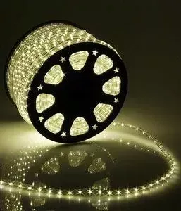 Дюралайт Light круглый 13мм 24V, к.р. направленный, тепл. белый