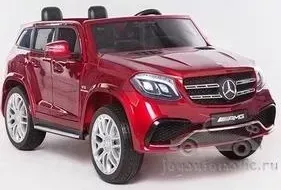 Детский электромобиль Harleybella Mercedes Benz GLS63 AMG LUX 4Х4 Лицензия - HL228 красный металлик