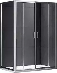 Душевой уголок GEMY Victoria S30192D-A70 180x70 прозрачный, хром (S30192D-A70)