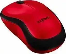 Мышь проводная LOGITECH M220 Silent Red