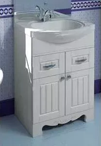 Тумба под раковину Aqualife Design Гент с/2ящ матовая (1-198-032-SN60)