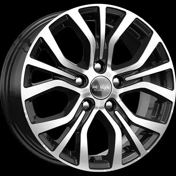 Диск автомобильный КиКРеплика КС736 КиК 6.5X16/5X114.3 ET40 D66.1 алмаз-черный