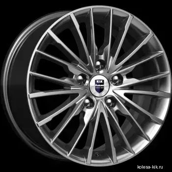 Диск автомобильный КиК Ореанда 7X16/5X112 ET45 D57.1 дарк-платинум