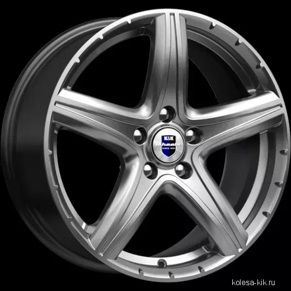 Диск автомобильный КиК Барракуда 7.5X17/5X120 ET45 D65.1 дарк-платинум