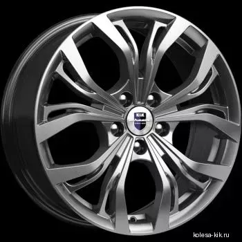 Диск автомобильный КиК Аламида 7X17/5X114.3 ET40 D66.1 дарк-платинум