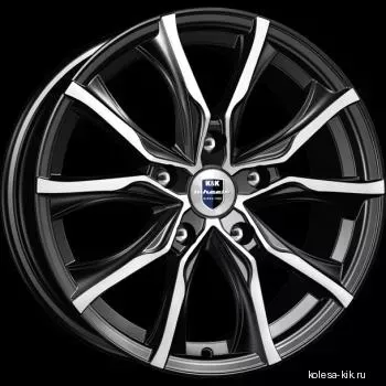 Диск автомобильный RAPID Твист-оригинал 7.5X17/5X114.3 ET46 D67.1 дарк-платинум