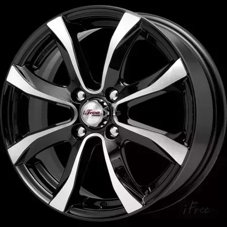 Диск автомобильный iFree Дайс 6X15/4X100 ET45 D67.1 Блэк-Джек