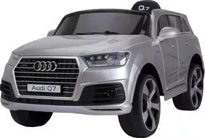 Электромобиль Farfello JJ2188 Audi Licensed Q7 (лицензия, 12V, металлик, EVA, экокожа) серебристый