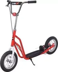 Самокат NOVATRACK внедорожный STAMP N1 max 100кг красный 126213