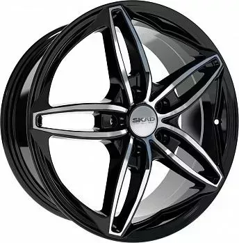 Диск автомобильный СКАД Турин 17 7X17/5X112 ET43 D57.1 Алмаз