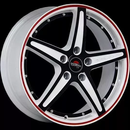 Диск автомобильный YOKATTA MODEL-11 6X15/4X100 ET48 D54.1 W+B+RS+BSI
