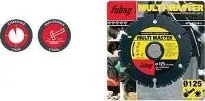 Диск алмазный FUBAG 125х22.2мм Multi Master (88125-3)