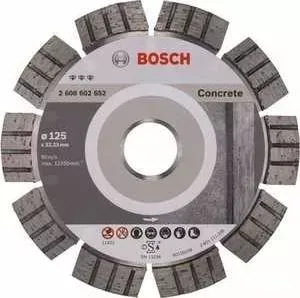 Диск алмазный BOSCH 125х22.2 мм Best for Concrete (2.608.602.652)