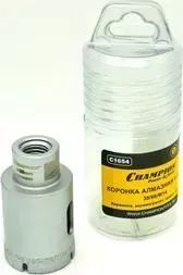 Коронка алмазная CHAMPION 38х66мм М14 V-tech (C1654)