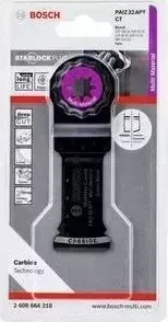 Полотно пильное BOSCH погружное StarlockPlus Carbide 32x50 мм Multi-Material PAIZ 32 APT (2.608.664.218)