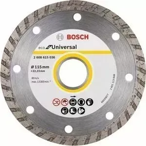 Диск алмазный BOSCH 10шт Universal Turbo 115-22,23 ECO (2.608.615.045)