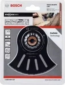 Пильное полотно BOSCH StarlockMax Carbide сегментированное 145 мм MACZ 145 MT4 (2.608.664.227)