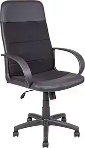 Кресло офисное Алвест AV 112 PL (727) MK ткань 418 черная / кз 311 черный