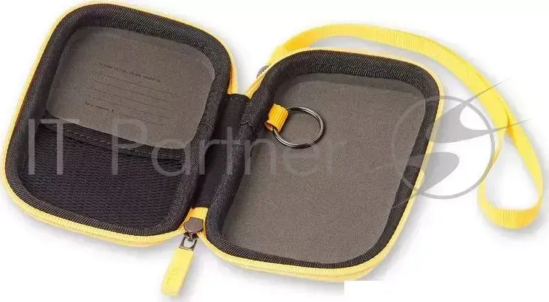 Чехол для путешествий Moleskine Journey Pouch XS 70х110x30мм в компл.:ремешок на запястье желтый