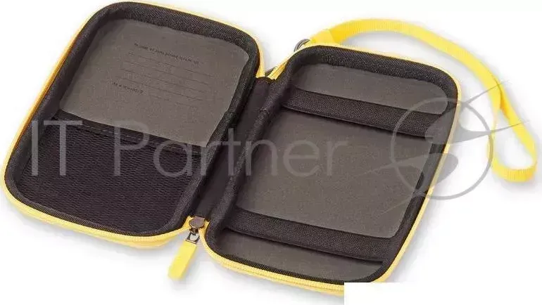 Чехол для путешествий Moleskine Journey Pouch SMALL 70х110x30мм в компл.:ремешок на запястье желтый блистер