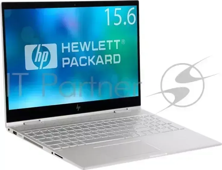 Ноутбук Hewlett-Packard HP Envy x360 15-cn0003ur <4GU76EA> i5-8250U(1.6)/8Gb/256Gb SSD/15.6" FHD IPS touch/Int: Intel UHD 620/Cam HD/FPR/Win10 (Natural silver)- Trans