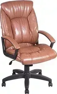 Кресло офисное Алвест AV 124 PL (681Н) МК эко кожа 220 коньяк