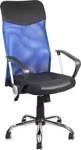 Кресло офисное Алвест AV 128 CH (682 SL) МК кз TW сетка/сетка односл 311/455/471 черн/черн/синяя, шт