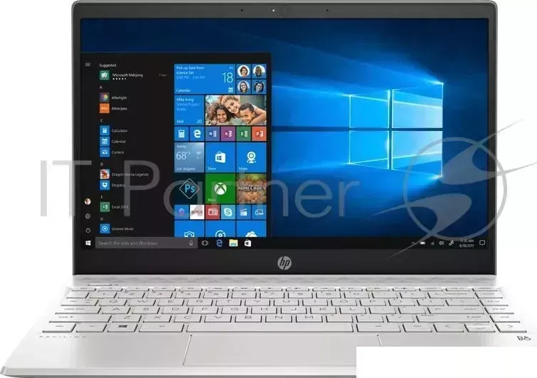 Ноутбук Hewlett-Packard HP Pavilion 13-an0033ur Core i5 8265U/8Gb/SSD256Gb/Intel UHD Graphics 620/13.3"/IPS/FHD (1920x1080)/Windows 10/silver/WiFi/BT/Cam