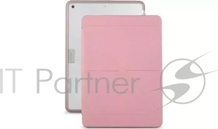Чехол-книжка MOSHI VersaCover для iPad 9.7" 2017. Материал ударопрочный пластик с отделкой из микрофибры. Цвет розовый.