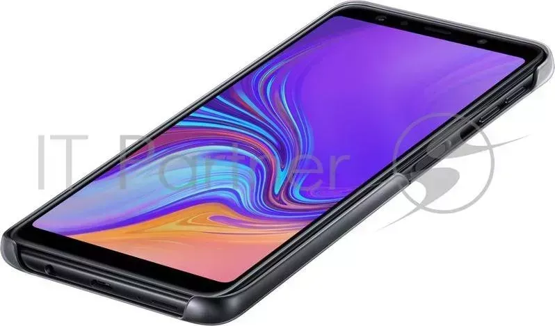 Чехол (клип-кейс) SAMSUNG для Galaxy A7 (2018) Gradation Cover черный (EF-AA750CBEGRU)