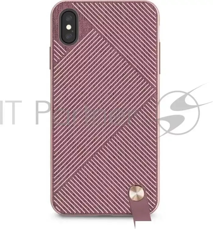 Чехол MOSHI Altra с ремешком на запястье для iPhone XS Max. Материал пластик. Цвет розовый.