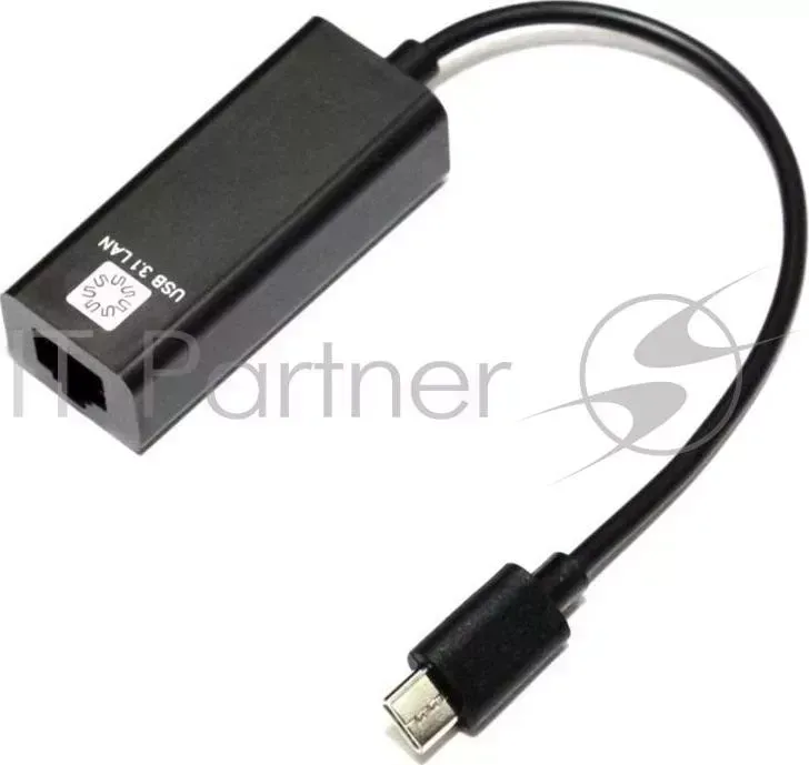 Кабель-адаптер 5bites UA3C 45 08BK USB3.1 / RJ45 100MB / BLACK