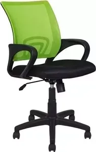 Кресло офисное Алвест AV 214 PL (696) МК TW сетка 455 черная/сетка 476 салатовая