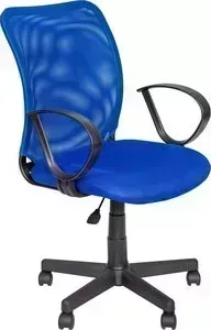 Кресло офисное Алвест AV 219 PL (Р) TW сетка/сетка односл 452/471 синяя/синяя