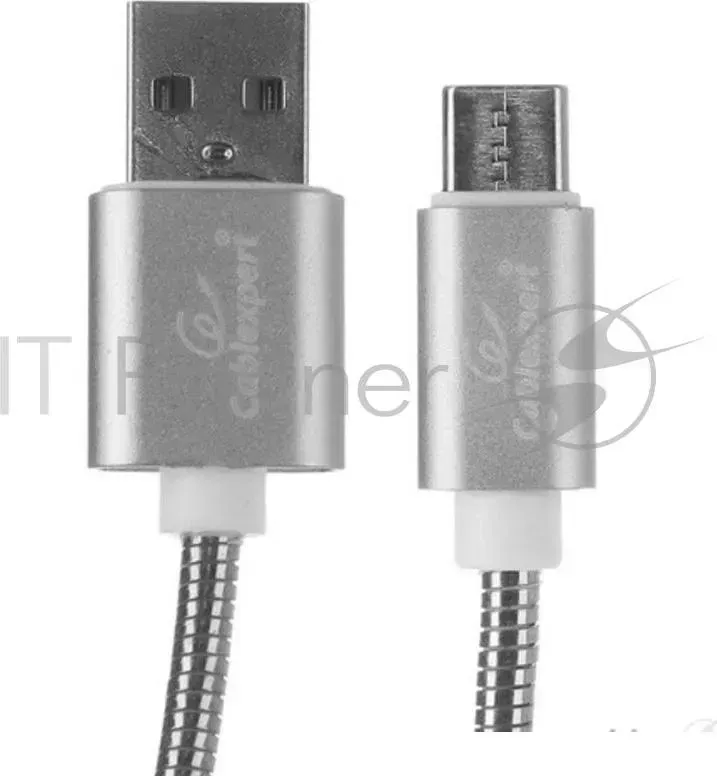 Кабель USB 2.0 CABLEXPERT CC G C02S 1.8M, AM/Type C, серия Gold, длина 1.8м, серебро, блистер