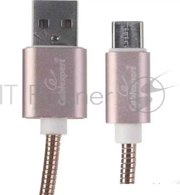 Кабель USB 2.0 CABLEXPERT CC G C02Cu 1M, AM/Type C, серия Gold, длина 1м, золото, блистер