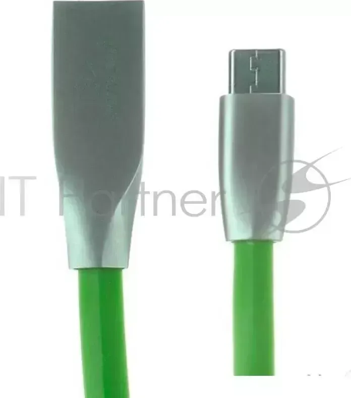 Кабель USB 2.0 CABLEXPERT CC G C01Gn 1M, AM/Type C, серия Gold, длина 1м, зеленый, блистер