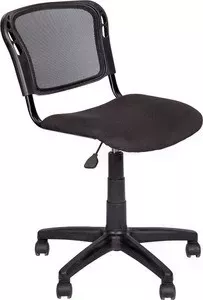 Кресло офисное Алвест AV 221 PL ткань 418 черная/сетка 470 черная