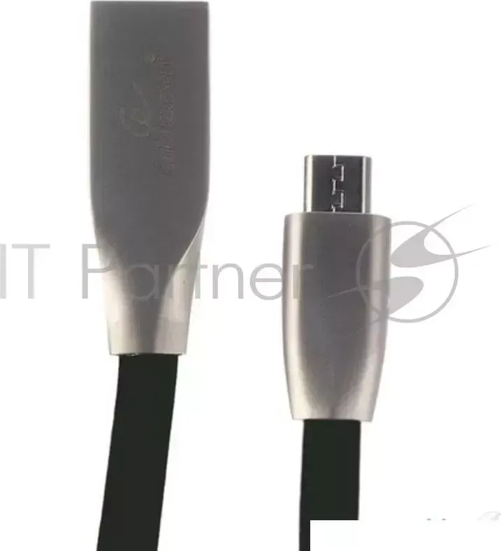 Кабель USB 2.0 CABLEXPERT CC G mUSB01Bk 1M, AM/microB, серия Gold, длина 1м, черный, блистер