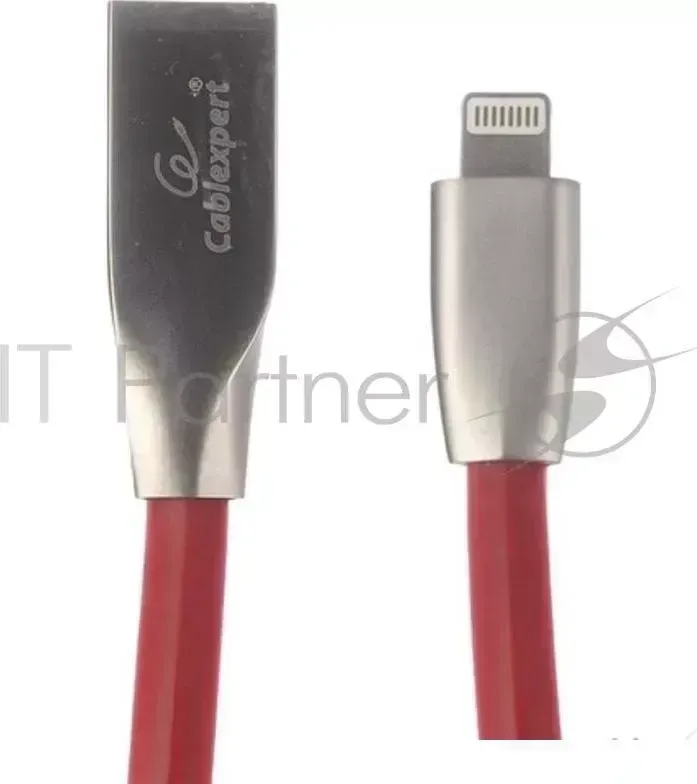 Кабель CABLEXPERT для Apple CC G APUSB01R 1M, AM/Lightning, серия Gold, длина 1м, красный, блистер