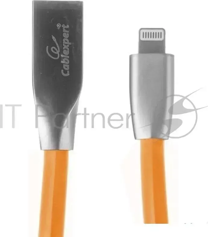 Кабель CABLEXPERT для Apple CC G APUSB01O 1M, AM/Lightning, серия Gold, длина 1м, оранжевый, блистер