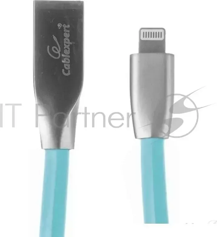 Кабель CABLEXPERT для Apple CC G APUSB01Bl 1M, AM/Lightning, серия Gold, длина 1м, синий, блистер
