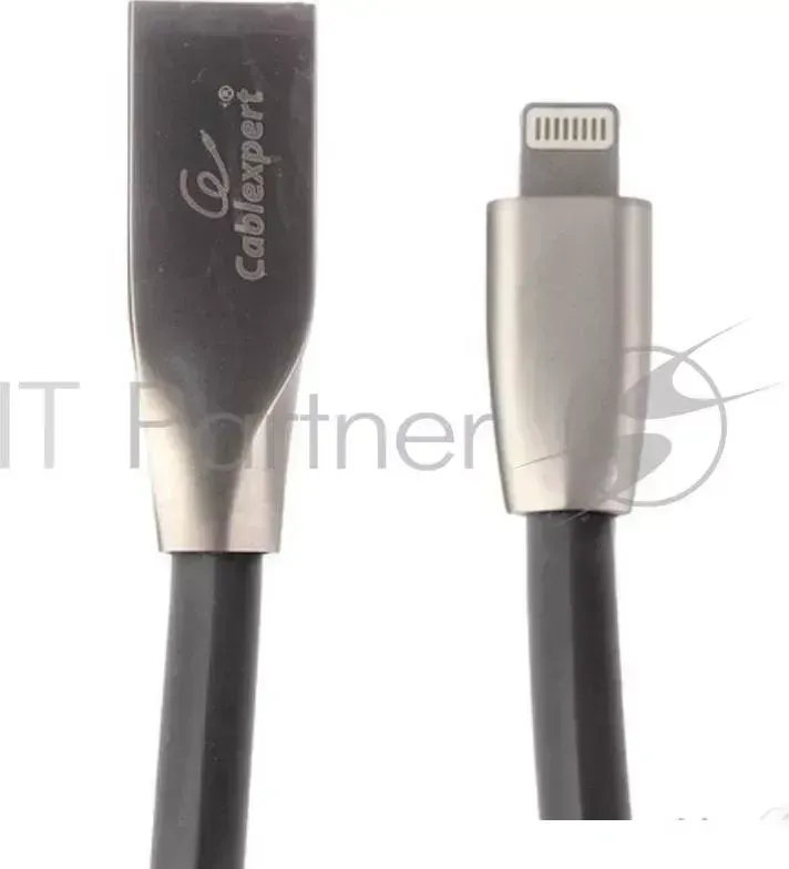 Кабель CABLEXPERT для Apple CC G APUSB01Bk 0.5M, AM/Lightning, серия Gold, длина 0.5м, черный, блистер