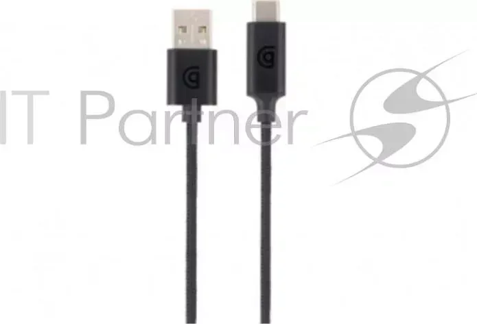 Кабель Griffin USB-A to USB-C. Длина 3 м. Цвет черный.
