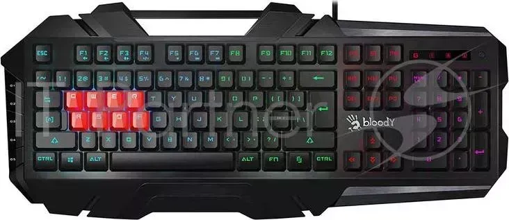 Клавиатура A4 B3590R механическая черный/серый USB Gamer LED A4TECH A4
