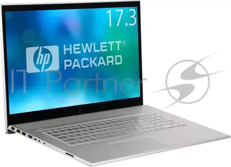 Ноутбук Hewlett-Packard HP Envy 17-bw0006ur <4GT45EA> i7-8550U(1.8)/16Gb/1Tb+256Gb SSD/17.3" 4K IPS AG/NV MX150 4GB/DVD-RW/Cam HD/FPR/Win10 (Natural silver)