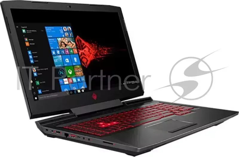 Ноутбук Hewlett-Packard HP Omen 17-an122ur <4JU03EA> i5-8300H (2.3)/8Gb/1TB+128Gb SSD/17.3" FHD IPS AG 60Hz/NV GTX 1050 2GB/noDVD/Cam HD/DOS (Shadow black)