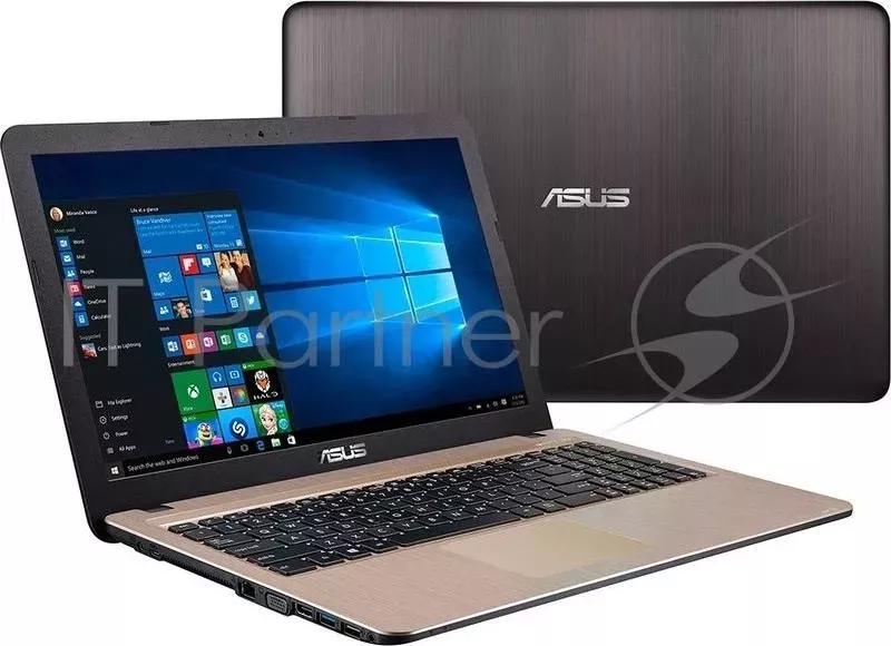 Ноутбук ASUS R540YA-XO257T [90NB0CN1-M11040] Chocolate Black 15.6" {HD E1-7010/4Gb/500Gb/W10}